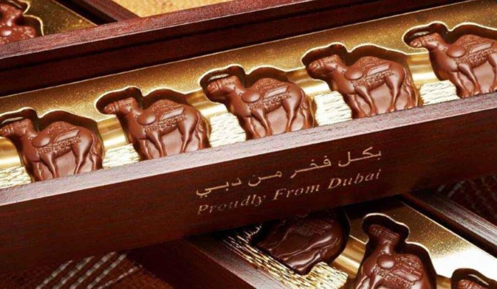 Camel Milk Chocolates from dubai