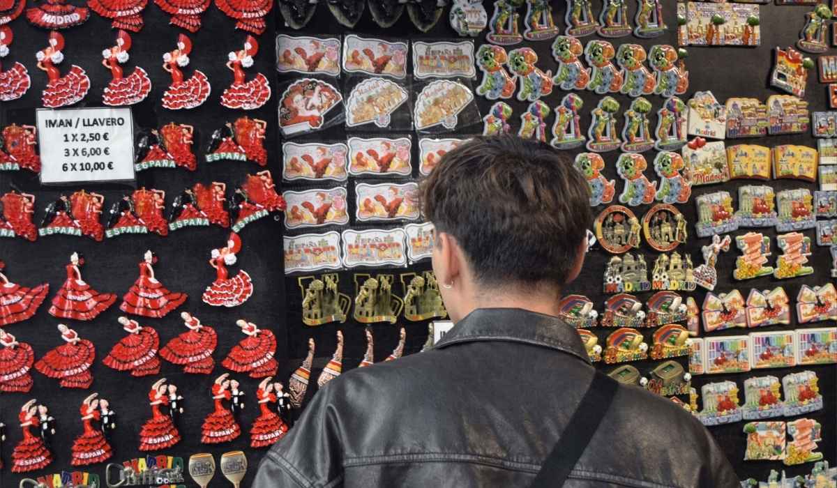 Shopping for souvenirs from Spain